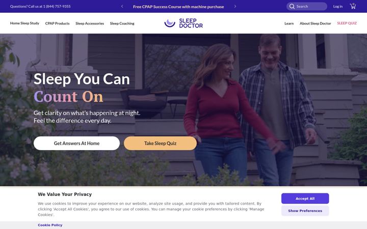 Screenshot of sleepassociation.org