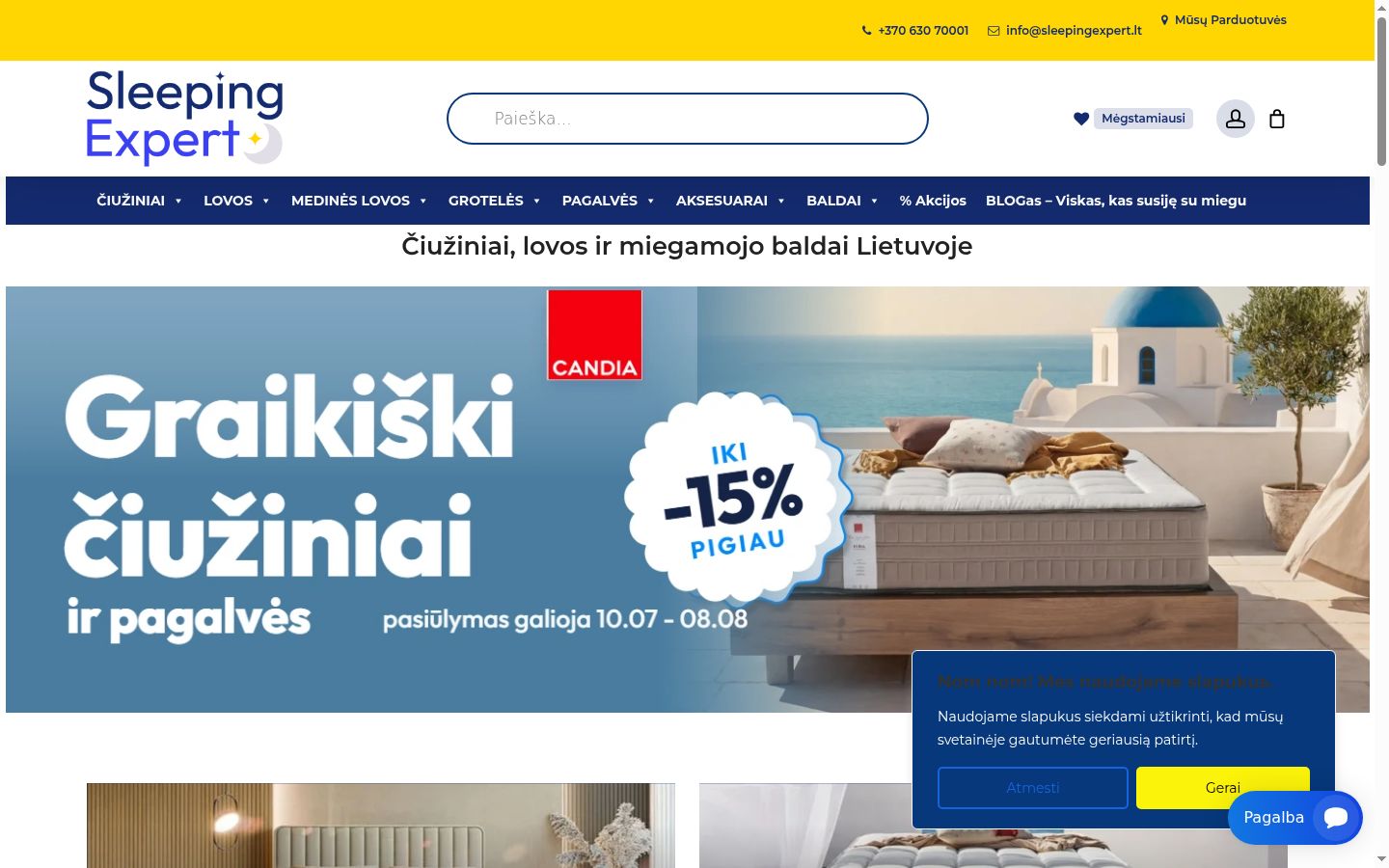 Zrzut ekranu banera zgody wyświetlanego przed jakąkolwiek interakcją