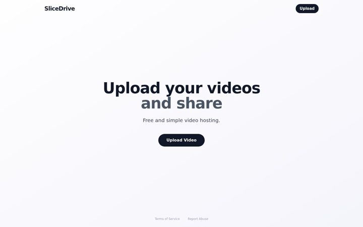 Screenshot of slicedrive.com