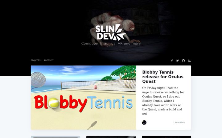 Screenshot of slin.dev