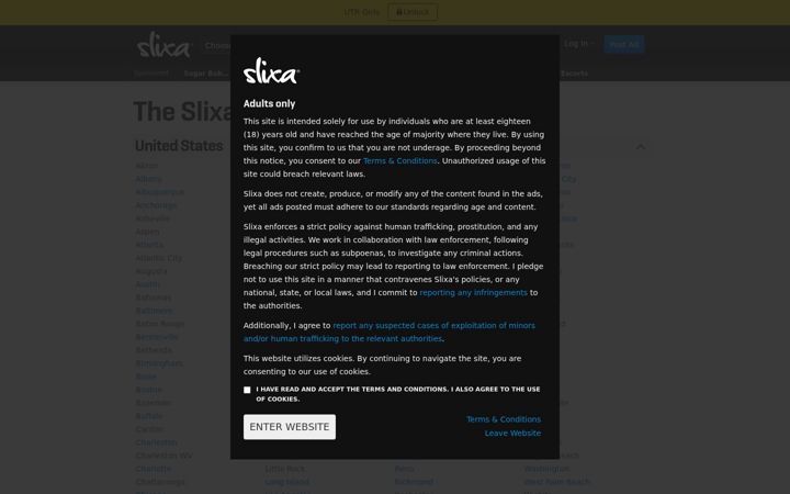 Screenshot of slixa.com