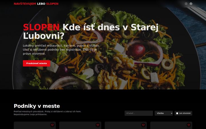 Képernyőkép: slopen.app