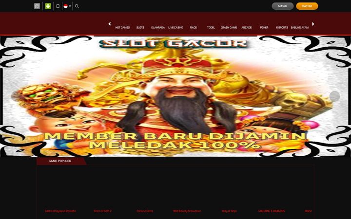 Screenshot von slot98.org