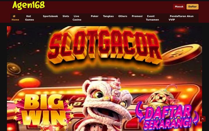 Snímek obrazovky slotagen168.com
