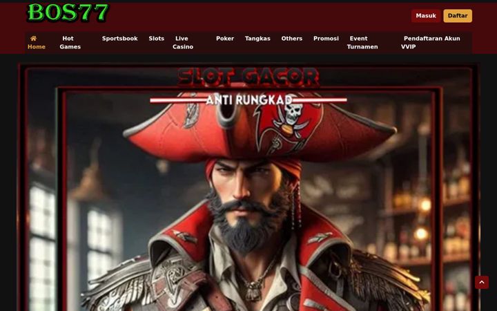 Screenshot of slotbos77.com