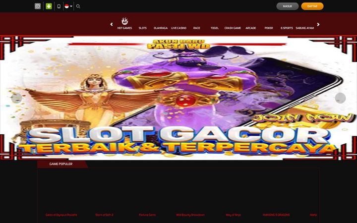 Screenshot of slotkaisar88.com