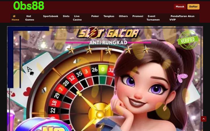 Skærmbillede af slotobs88.com