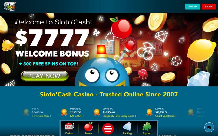 Screenshot di slotocash.im