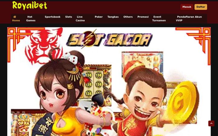 Screenshot of slotroyalbet.com