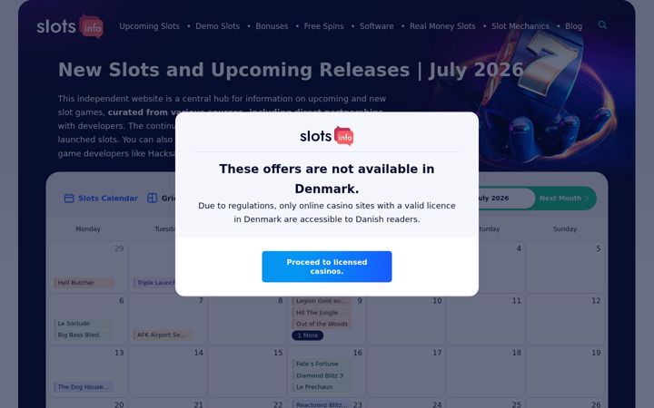 Screenshot of slots.info