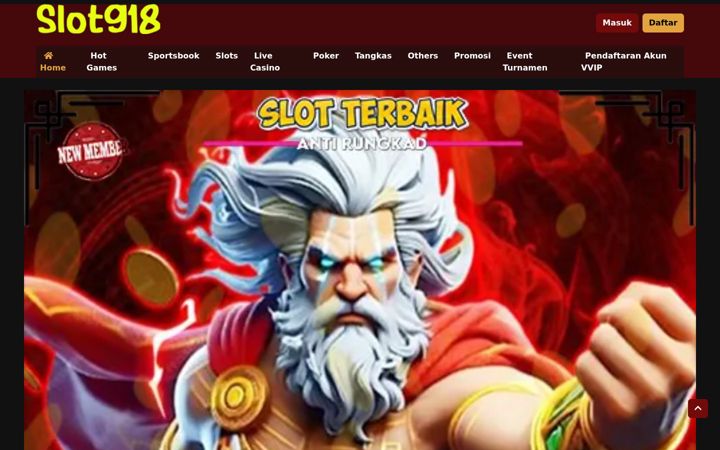 Screenshot of slots918.com