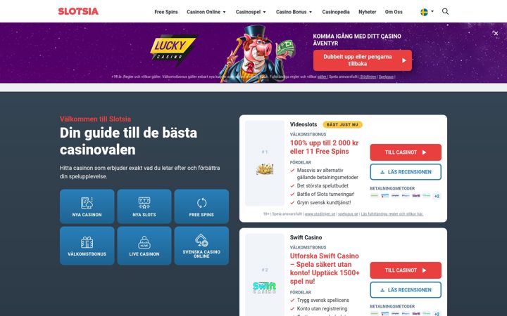 Screenshot of slotsia.com