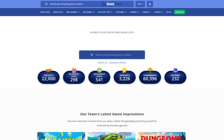Screenshot of slotsmate.com