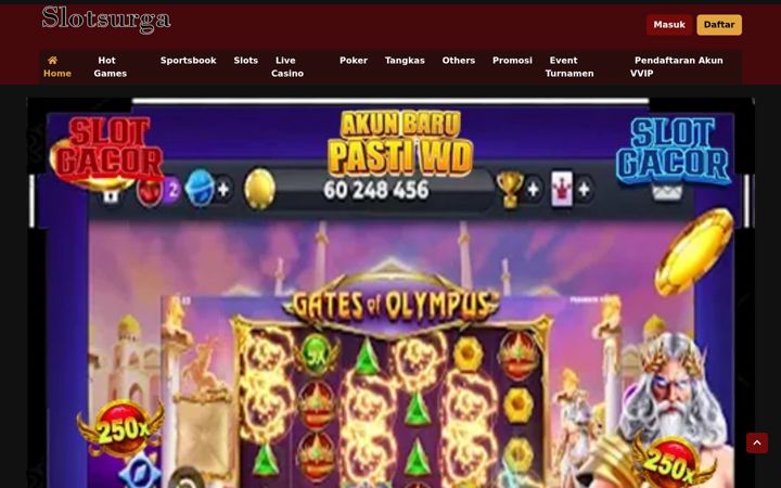 Screenshot of slotsurga.org