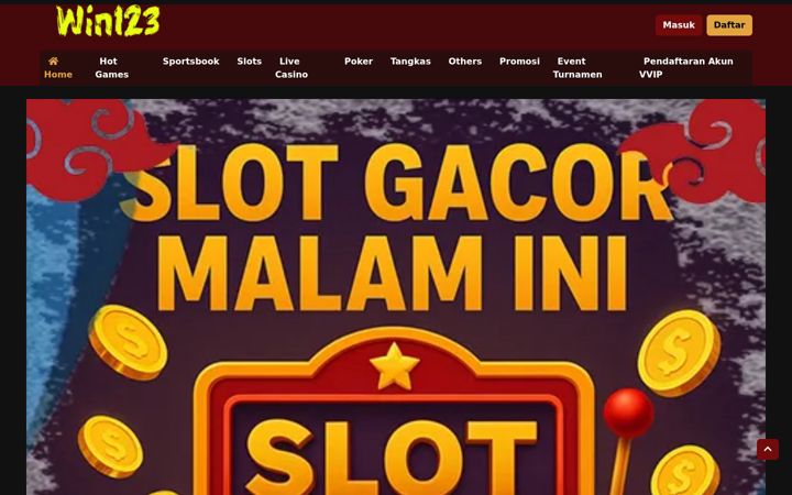 Skærmbillede af slotswin123.com