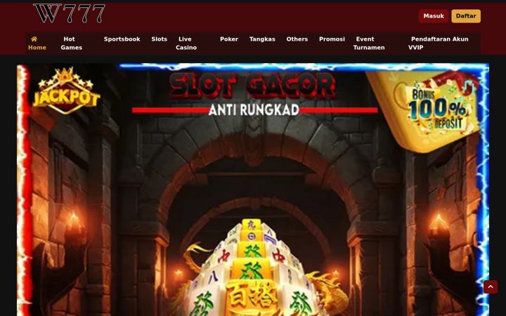 Zrzut ekranu slotw777.com