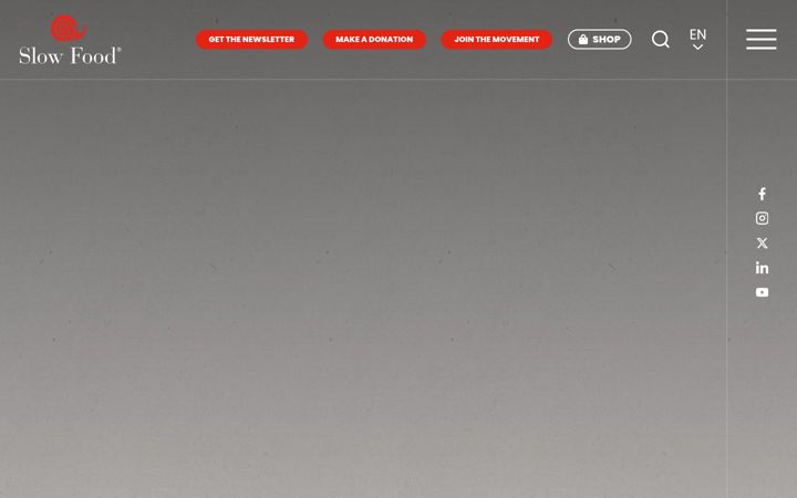 Screenshot van slowfood.com