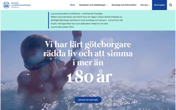 Zrzut ekranu slsgoteborg.se