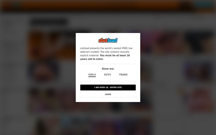 Screenshot of slutload.com
