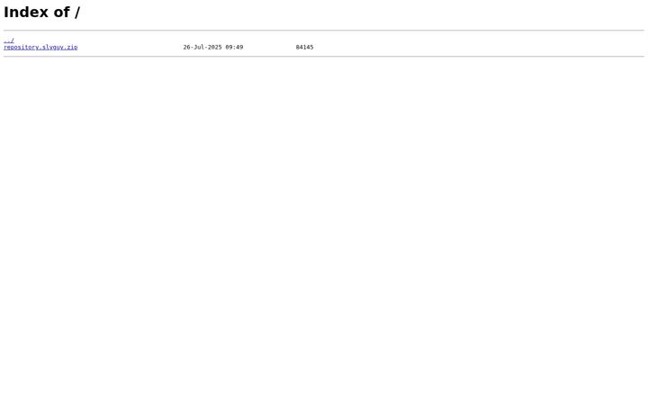 Screenshot of slyguy.uk