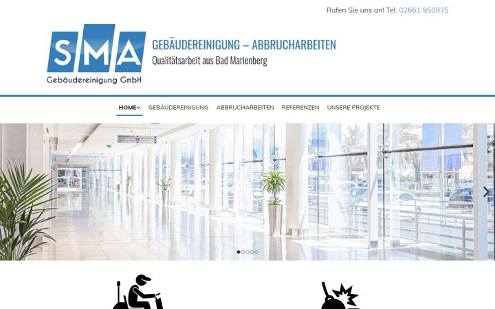Ekraanipilt saidist sma-gruppe.de