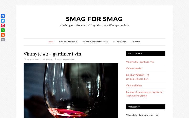 Captură de ecran a smagforsmag.dk