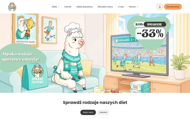 Captura de pantalla de smakialpaki.pl
