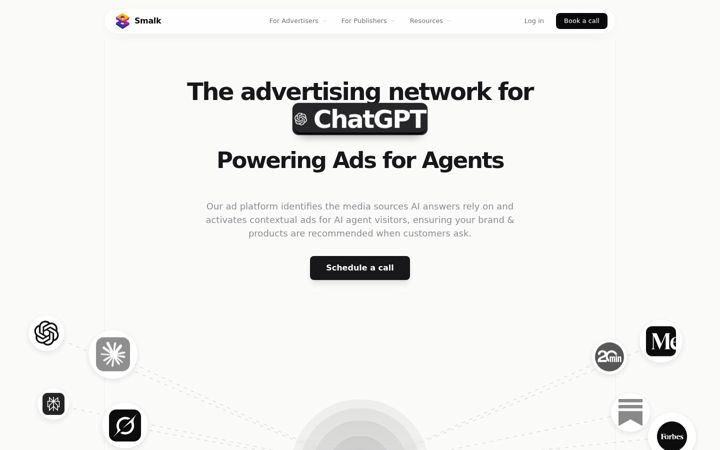 Screenshot of smalk.ai