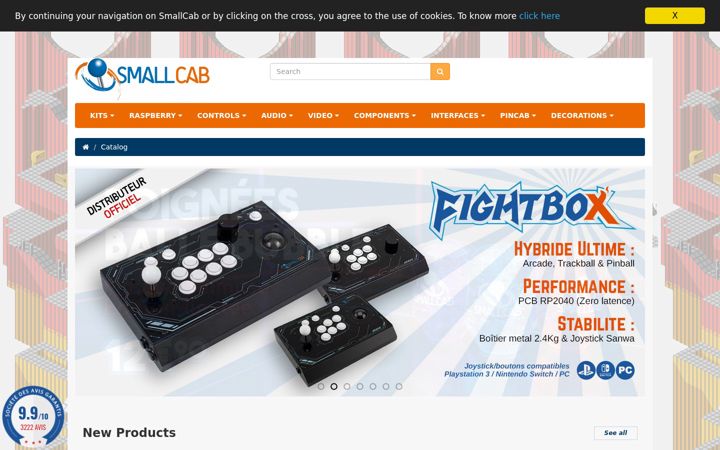 Screenshot of smallcab.net