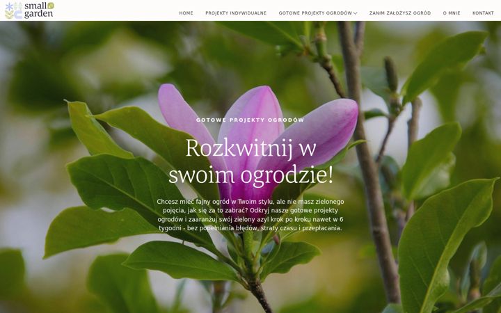 Snímek obrazovky smallgarden4u.com