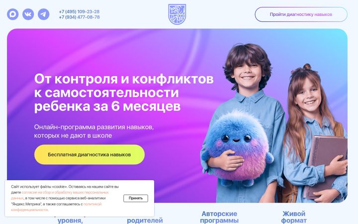 Screenshot of smart-child.ru