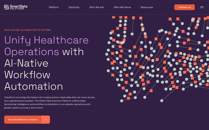 Captură de ecran a smart-data-solutions.com