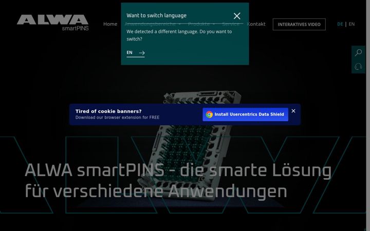 Zrzut ekranu smart-pins.de