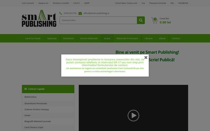 Posnetek zaslona smart-publishing.ro