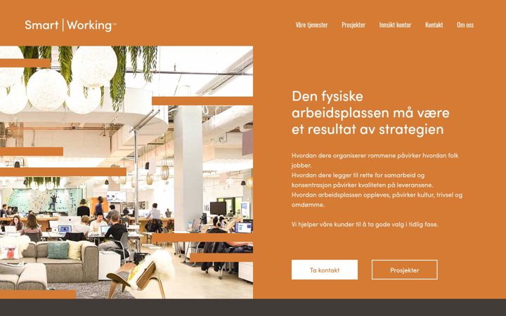 Screenshot of smart-working.no