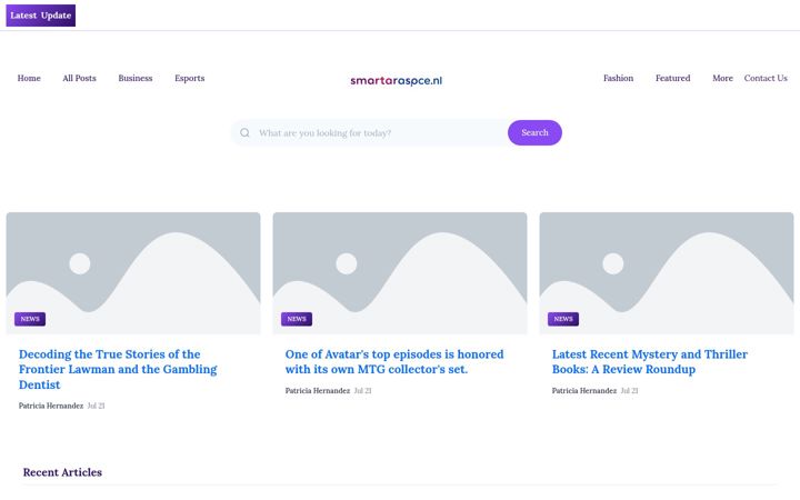 Screenshot of smartarenaspace.nl
