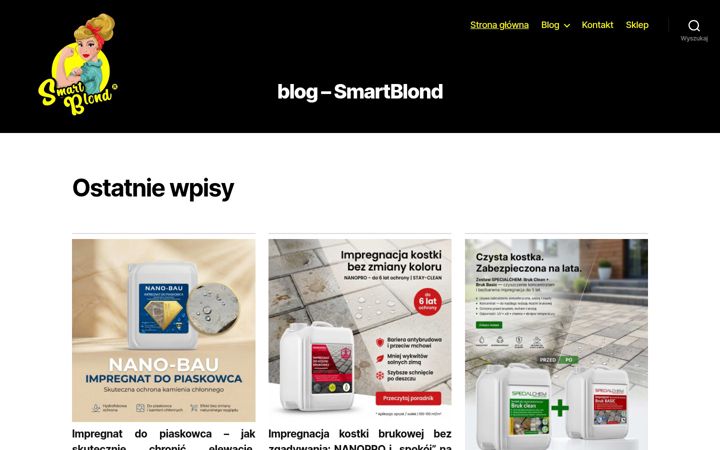 Ekrano kopija smartblond.blog