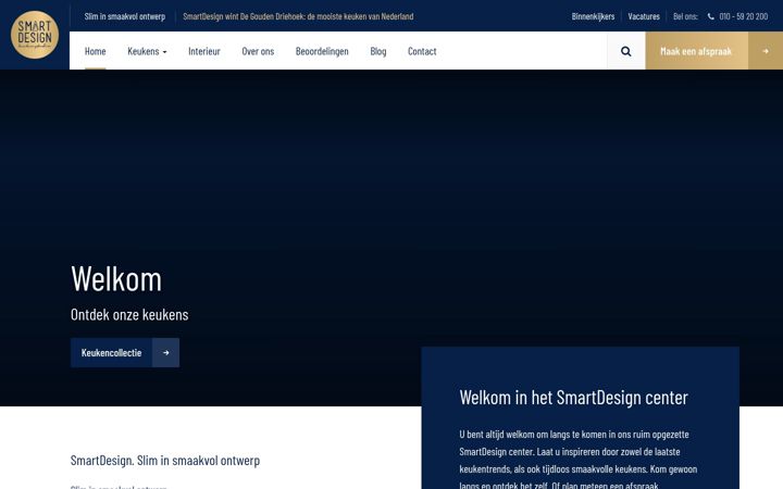 Screenshot of smartdesignkeukenstudio.nl