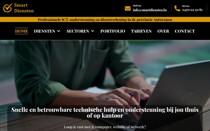 Screenshot of smartdiensten.be
