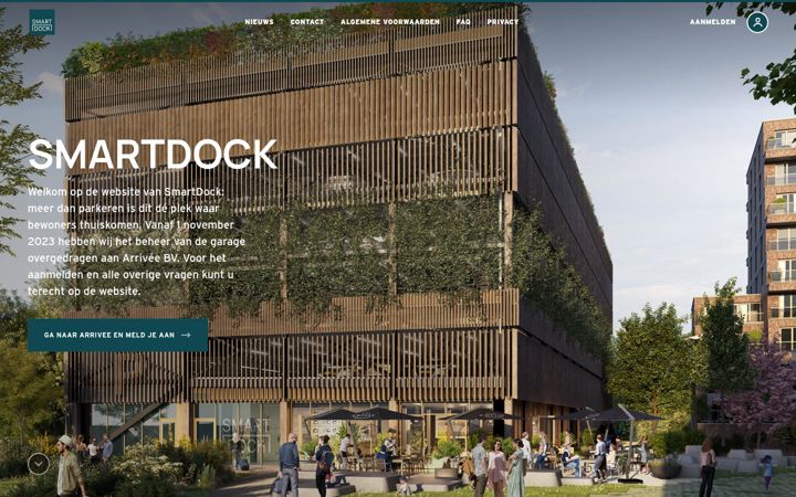Screenshot van smartdock.nl