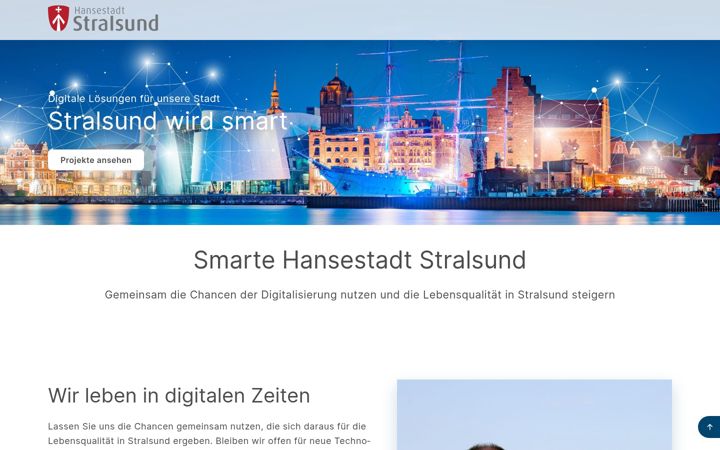 Екранна снимка на smarte-stadt-stralsund.de