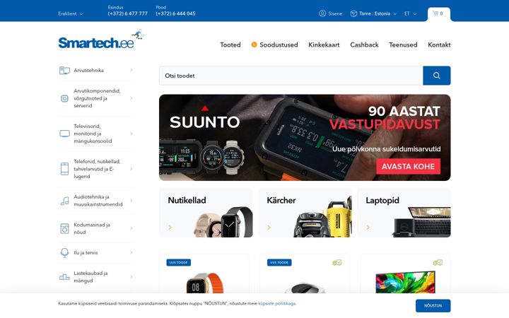 Screenshot of smartech.ee