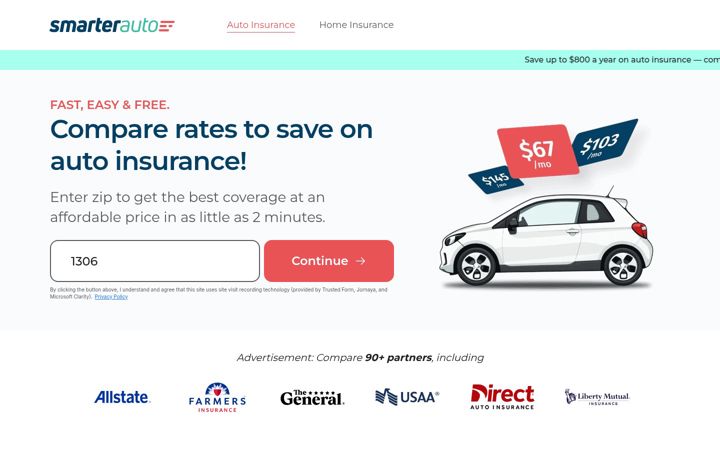 Screenshot of smarterauto.com