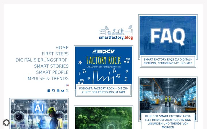 Екранна снимка на smartfactory.blog