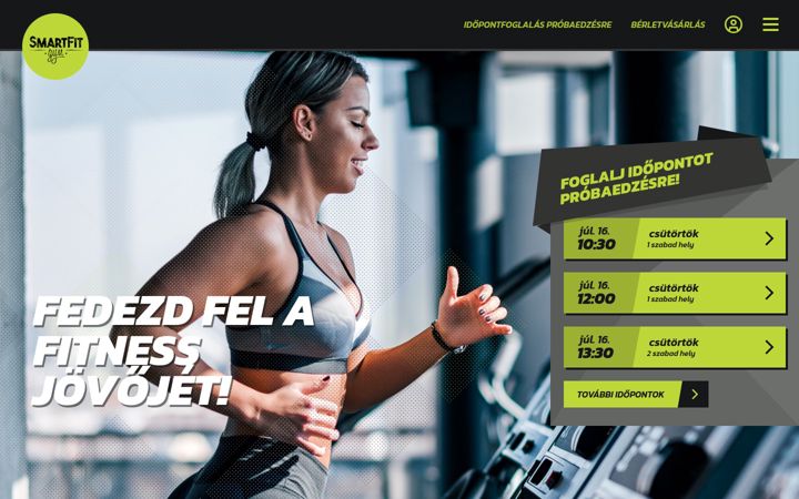 Екранна снимка на smartfit.hu
