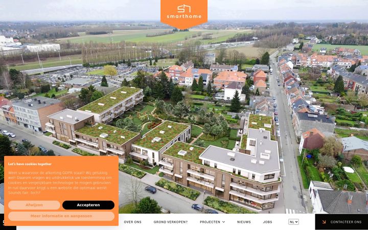 Screenshot di smarthome.be