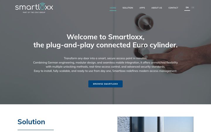 Captura de ecrã de smartloxx.com