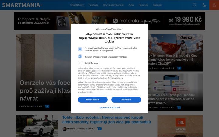 Screenshot of smartmania.cz