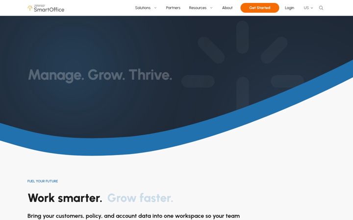 Screenshot of smartofficecrm.com