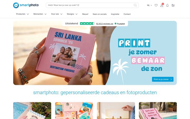 Screenshot of smartphoto.be